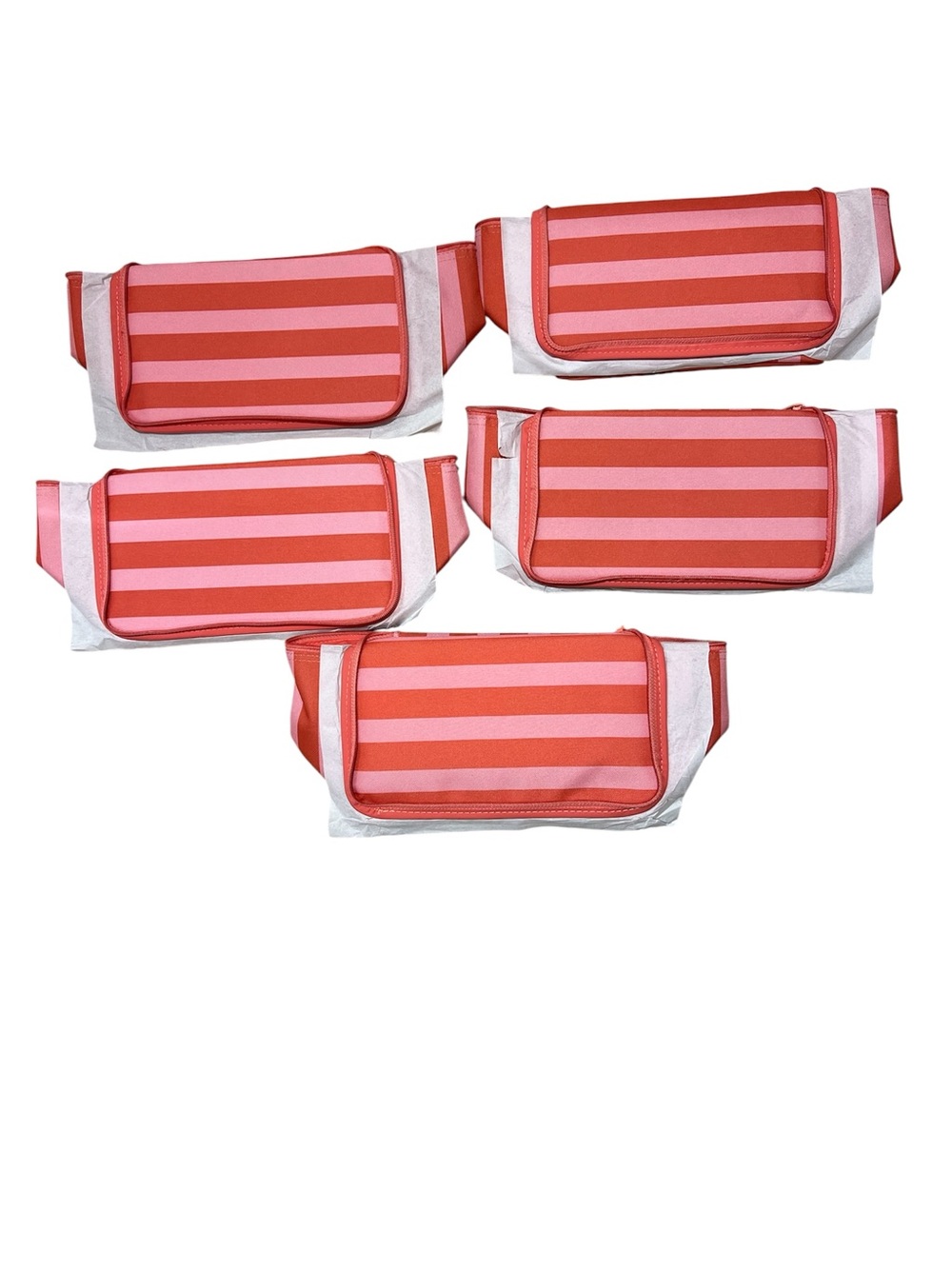 Trader Joe’s 2026! New Mini Insulated Bags Set of 5 Colors Pink Stripes💕